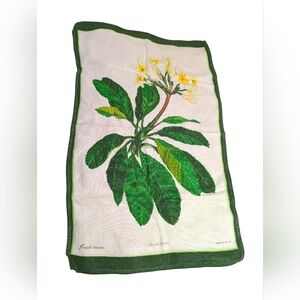 Frangipani Linen Tea Towel 100% IRISH LINEN BOTANICAL